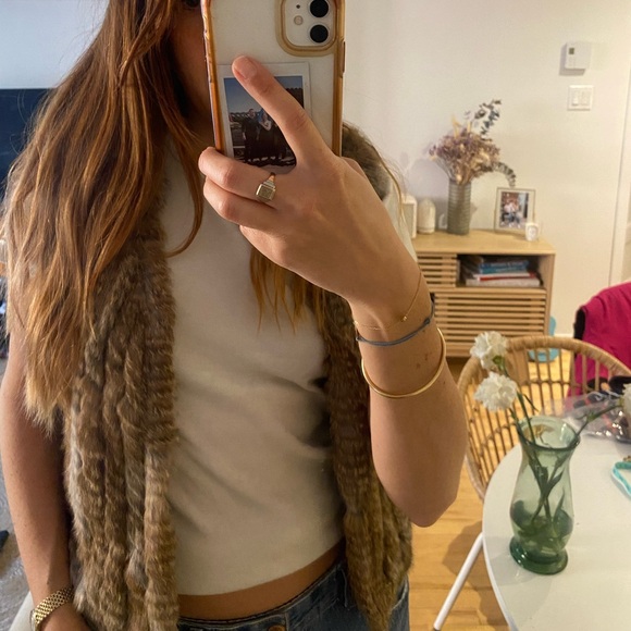 Fur sleeveless boho vest 🌙 - Picture 4 of 10